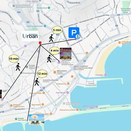 公寓 Urbanloft In Centro A Via Palmari